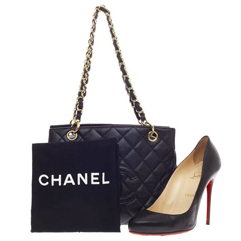 chanel petite timeless shopping tote